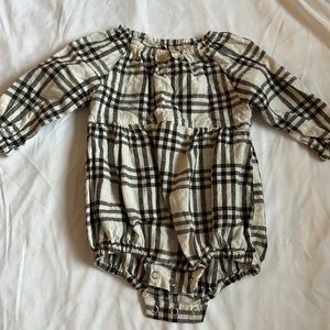 Rylee + Cru linen blend long sleeve bubble in GUC